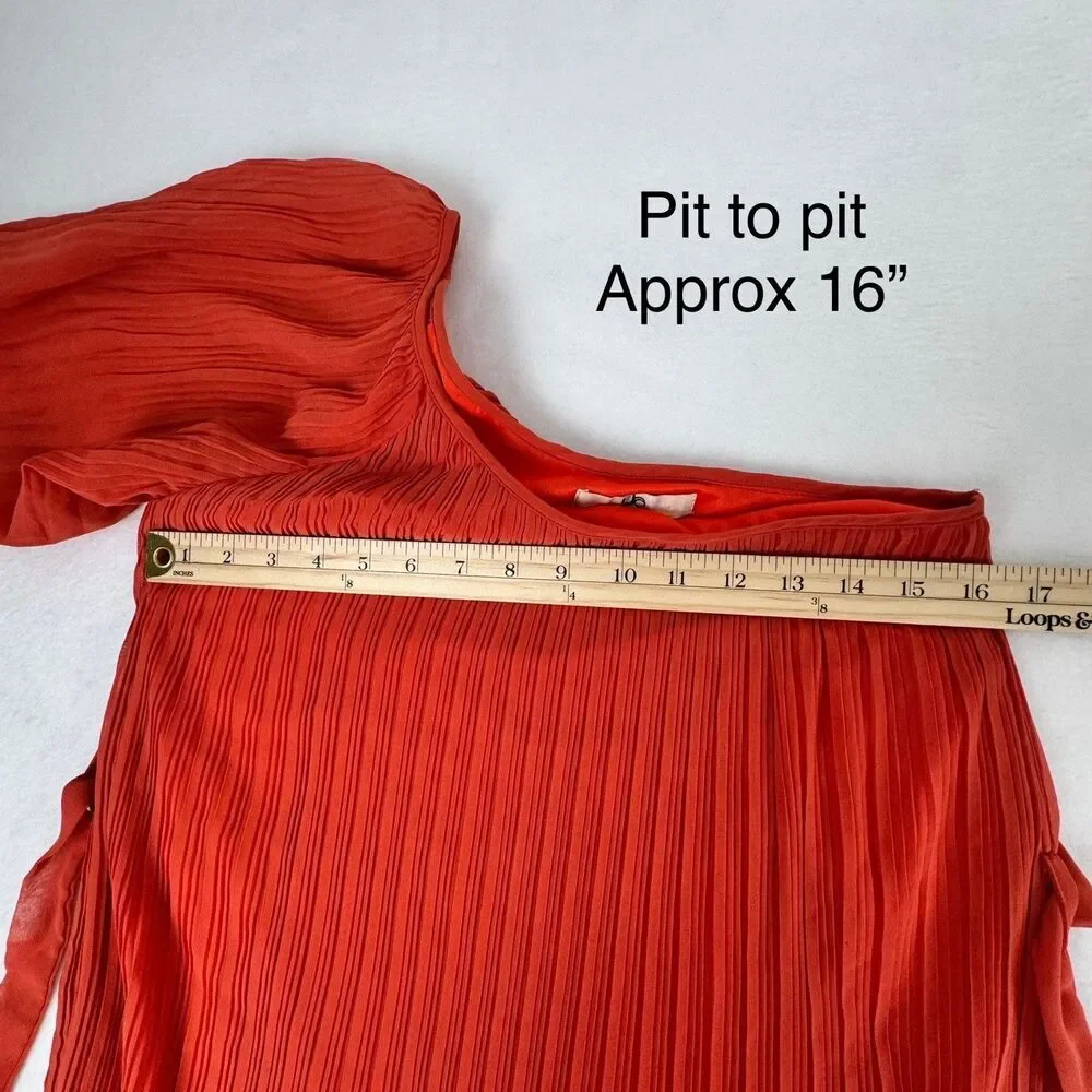 NEW Ya Los Angeles One Shoulder Maxi Dress Womens S Belted Boho Wedding Guest‎